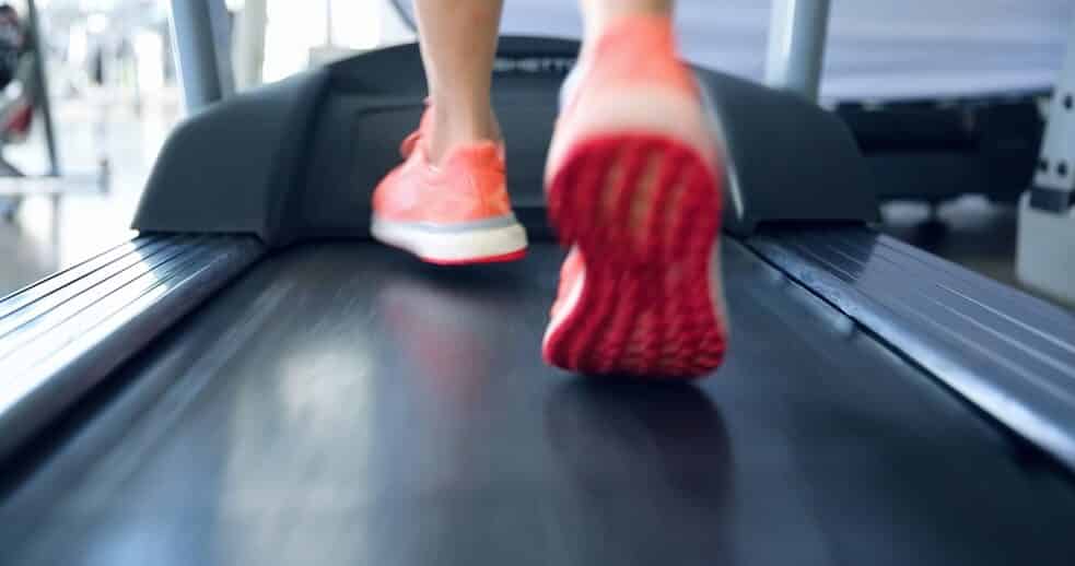 Runner on a Perfect Running Treadmill