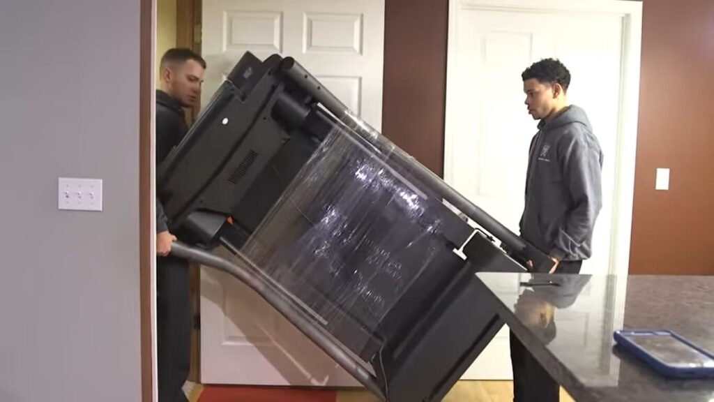 A little on How to move a treadmill through a door
