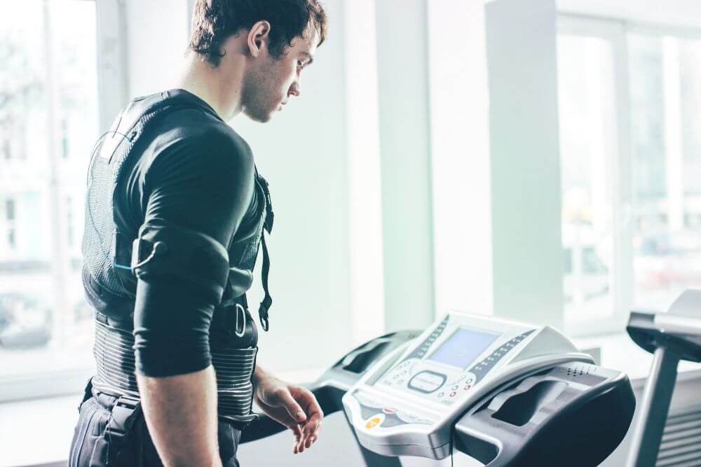 A runner looking at a NordicTrack Treadmill Stuck on iFit Screen