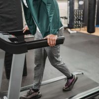 Determine How fast should a 70 year old walk on a treadmill