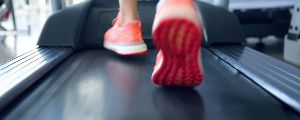 Person working out on the Quietest Treadmill for Home